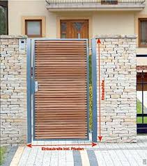Pforte Holz Gartentor Grau Hoftor Einfahrtstor Tur Tor Torchen 105cm X 180cm Amazon De Baumarkt Gartentor Einfahrtstor Hoftor