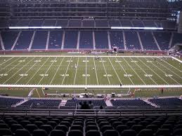 Ford Field View From Upper Level Club 331 Vivid Seats