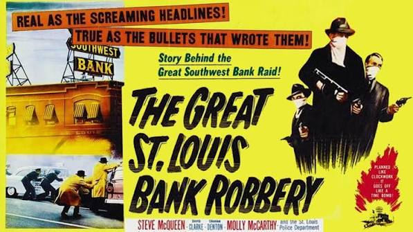 Great St Louis Bank Robbery (1959) Full Movie | Steve McQueen | Crahan  Denton | David Clarke
