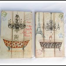 It is necessary for the farmhouse style and again the design is joined to practicality. Find More 2 Vintage Look French Themed Bathroom Hanging Decor Pieces Both Measure 18 X12 Price Is For Both For Sale At Up To 90 Off