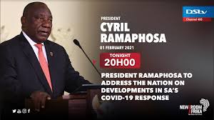 President cyril ramaphosa will address the nation at 19h00 today, sunday 30 may 2021, in relation to the country's response to the coronavirus pandemic. Newzroom Afrika Tonight President Cyril Ramaphosa Facebook