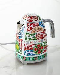 This Designer Kitchen Tool Collab Is Like Nothing We Ve Seen Before Smeg Kettle Dolce And Gabbana