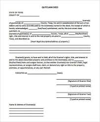 free 10 quit claim deed samples in ms word pdf