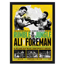 Check spelling or type a new query. Boxing Rumble In The Jungle Ali Vs Foreman Framed Poster Taylormade Memorabilia Sports Memorabilia Australia