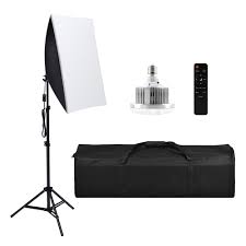 Photography Softbox Remote Control 85w Led Continuous Lighting Kit 50x70cm Softbox Photo Studio Set For Video Photo Shooting