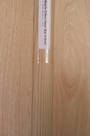 Easy to fit door threshold bars, these versatile door bars give you an attractive ramp between two e.g if you've just fitted new laminate flooring and underlay in one room and the adjacent room has old. Maple 2 7m Door Bar Plate Threshold Trim By Dural 25 00