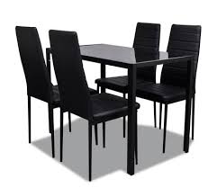 99 list list price $189.99 $ 189. Vidaxl Five Piece Dining Table Set Black Vidaxl Com Au