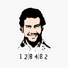 Pablo Escobar Pablo Escobar 128482 Escobar Mugshot Sticker By Emma Eve In 2021 Pablo Escobar Escobar Pablo