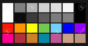 Color Samples Chip Chart For Colour Calibration