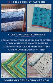 Free Filet Crochet Blanket Patterns Oombawka Design Crochet
