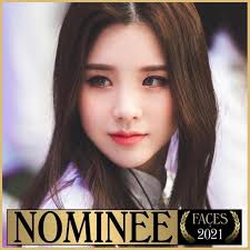 HEEJIN (Jeon Hee-jin) is nominated as one of the Faces of 2021.  Congratulations! To support, please like and comment. To nominate your  favorite, please comment