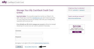 This can be a decent option if you've previously. Www Ally Ccservicing Com How To Manage Your Ally Cashback Credit Card Account