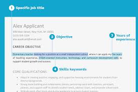 Resume Objective Examples And Writing Tips