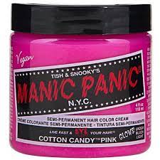 Manic Panic Classic Cotton Candy Pink Glows Under Black Light Shopee Indonesia