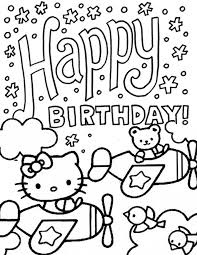 About hello kitty birthday card coloring page. Hello Kitty Birthday Coloring Pages Best Coloring Pages For Kids
