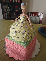 Cinderella Dressed In Yellow Cake On Top Of Rosette Square Cake Yellow Cake Square Cakes Cake