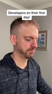 The first days are so intimidating. Don’t be afraid to ask questions!  #devcrew #devtok #programming