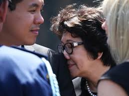 The funeral of Curtis Cheng