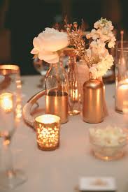 Cozy Union Hill Inn Wedding Gold Wedding Centerpieces Rose Gold Centerpiece Wedding Table