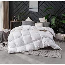 This made in canada comforter is filled with premium 100% white goose down, among the finest down in the world. Royal Elite 400t Hutterite Goose Down Duvet Summer Twin18 The Home Depot Canada