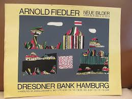 Geldautomaten der dresdner bank in hamburg. Aussstellungsplakat Neue Bilder Vom 28 8 Bis 4 10 1973 Dresdner Bank Hamburg Farbiger Siebdruck Rechts Unten Von Fiedler Signiert Datiert Links Unten Mit 44 100 Nummeriert Von Fiedler Arnold 1900 Hamburg 1985