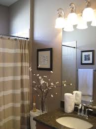 Small Guest Bathroom Before All Of The Walls Were A Bland Antique White Color I Chose A Tan And Cream Show Guest Bathroom Small Guest Bathrooms Tan Bathroom