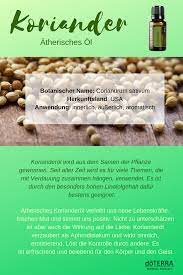 doterra koriander atherisches ol koriander atherische ole doterra atherische ole