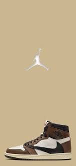Feel free to download, share. Air Jordan 1 S Travis Scott Sneakers Wallpaper Jordan Shoes Wallpaper Shoes Wallpaper