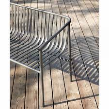 Hubsch Interior Gartenbank Janna Metall Grau Hubsch Interior Gartenbank Gartenbank Metall