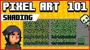 The game world consists of jagged 3d objects, mainly cubes. Pixel Art 101 Shading Tutorial Youtube