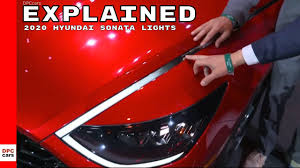 2020 Hyundai Sonata Led Daytime Running Head Lights Youtube