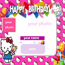 Free birthday photo frames for quick download. Happy Birthday Frame Vorlage Postermywall