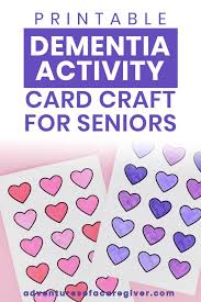 Seniors can often participate in some way in just about any craft activity, and by doing so, improve and maintain their quality of life through engagement. Diy Card Craft For Seniors Dementia Activity Adventures Of A Caregiver