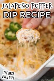Step Up Your Appetizer Game With This Easy Jalapeno Popper Dip Recipe The Entire Dish Is Creamy Wit In 2020 Dip Recipes Recipes Jalapeno Popper Dip