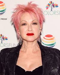 Cyndi lauper even though lauper has always had an edgy look, this is just not good, including the bird's nest on her head. Cyndi Lauper Reveals Why Her Hair Is Still Pink Allure