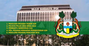 Suruhanjaya perkhidmatan awam (spa) menganggarkan sebanyak 35000 jawatan kosong dalam sektor kerajaan, tahun ini. Jawatan Kosong Di Majlis Bandaraya Ipoh Mbi Permohonan Jawatan Dibuka Jobcari Com Jawatan Kosong Terkini