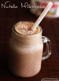 Just dip the glass in a bit of milk, and then swirl around on a plate with sprinkles so they attach. Easy Nutella Milkshake Recipe How To Make Nutella Milkshake Sharmis Passions