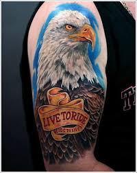 35 Attention Grabbing Eagle Tattoo Designs Eagle Tattoos Eagle Tattoo Harley Tattoos