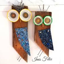 Ines Felix Eule Holz Garten Deko Recycling Selber Machen Basteln Diy Ideen Anleitung Kidswoodcrafts Arts And Crafts Box Crafts To Sell Crafts