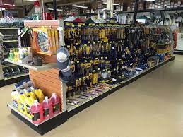 Hardware Store Gondola Shelving With Slatwall End Caps More Grocery Store Design Store Design Interior Gondola Shelving