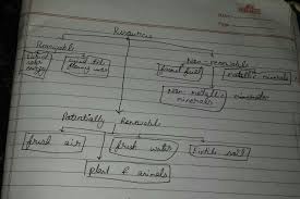 Draw A Flow Chart To Show Classification Of Resources With