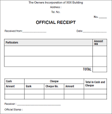 Simple receipt template for excel. Printable Cash Receipt Template Purposes Free Templates Personal Receipt Template Insymbio