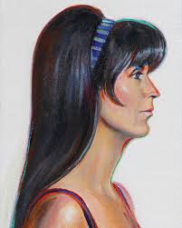 In the 1960s, Wayne Thiebaud painted several portraits of his wife Betty  Jean in colorful bathing suits, including examples that today belong to the  collections of the Nelson-Atkins Museum of Art and