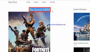 Use these answers to get a 100% score in the ultimate fortnite quiz on quiz diva (quizdiva.net) to earn free robux in roblox Quiz Diva Fortnite Answers Quiz