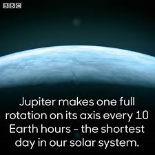 The planet jupiter is the largest in our solar system, besides the sun. Bbc Earth On Twitter Jupiter May Be The Largest Planet In Our Solar System But It Also Has The Shortest Day Theplanets