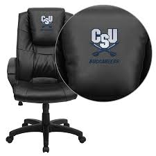 Charleston Southern Buccaneers Executive Leather Chair Flash Furniture Home Office Furniture Leather Chair