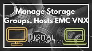 With vnx5400 unified storage systems. How To Create And Manage Storage Groups Hosts On A Emc Vnx Using Unisphere Video Tutorial Youtube