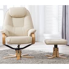 See more ideas about leather swivel chair, swivel chair, chair. Gfa Pisa Cream Faux Leather Swivel Recliner Chair Stool Up To 40 Sales Now On