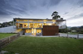 Housing plan with butterfly roof / two storey home plans house blueprints modern house plans house cladding. Seaside House On Aussie Coast With Butterfly Roof
