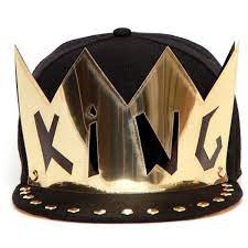 King Crown Snapback Cap Found On Polyvore Prom Hat For Him Crown Snapback Snapback Cap King Crown Black